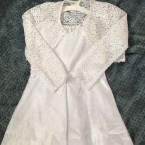 2 Piece white dress